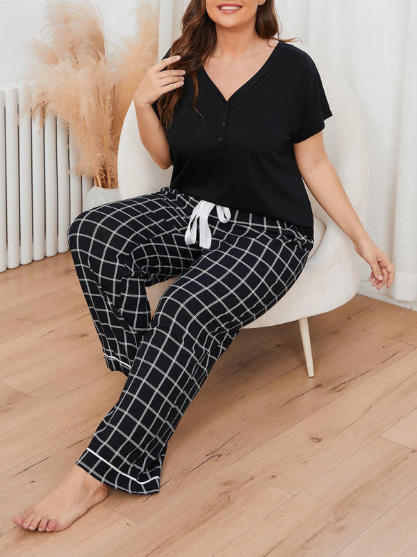 Tamelia Plus Size Pajama Set