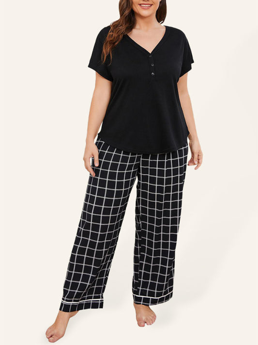 Tamelia Plus Size Pajama Set