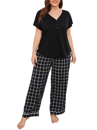 Tamelia Plus Size Pajama Set