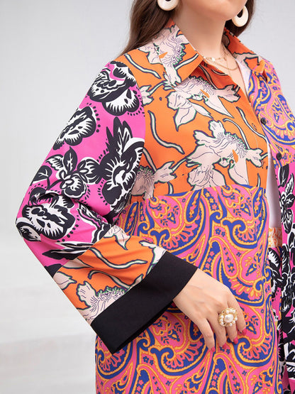 Sashenka Plus Size Shirt Suit