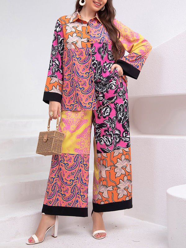 Sashenka Plus Size Shirt Suit