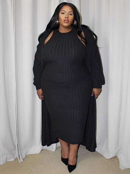 Sabina Plus Size two-piece suit
