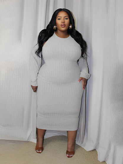 Sabina Plus Size two-piece suit