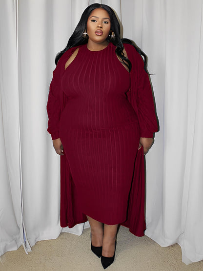 Sabina Plus Size two-piece suit