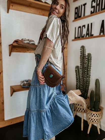 Meira Denim Skirt